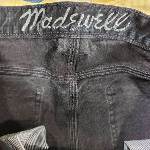 Madewell Black Low-Rise Women's Straight-Leg Jean | Size 32 - Picture 4 of 8
